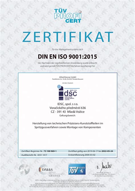 idnsc|idsc technical certificate.